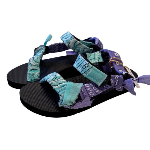 Arizona Love Violet Sandals Size 8 EU 38 Fabric Design Straps NWOB - Picture 10 of 10